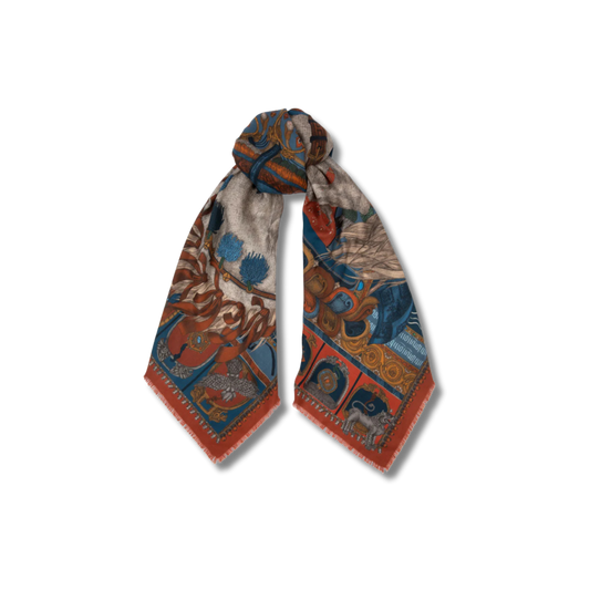 SABINA SAVAGE The Wind Horse Wool Scarf