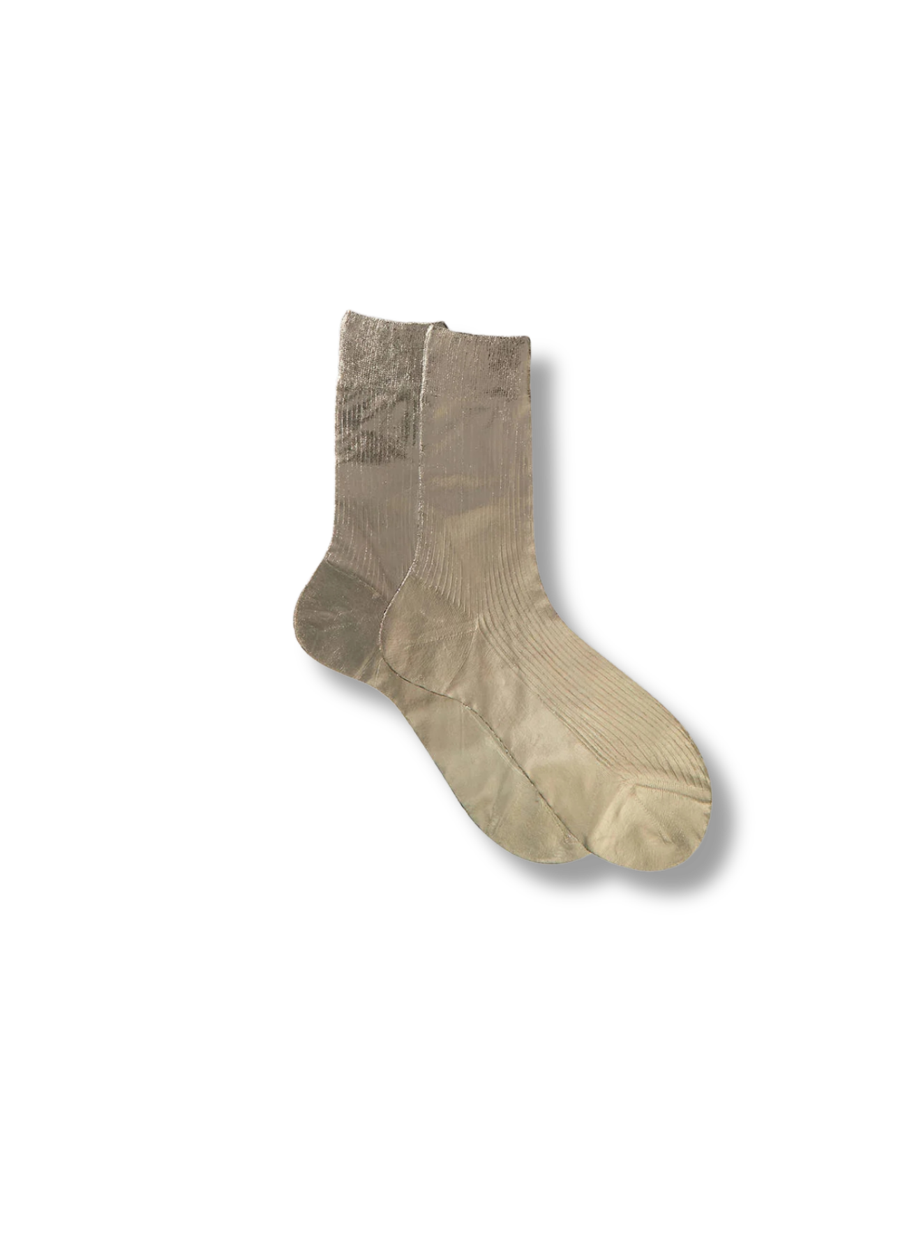MARIA LA ROSA One Ribbed Laminated Socks