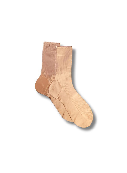 MARIA LA ROSA One Ribbed Laminated Socks