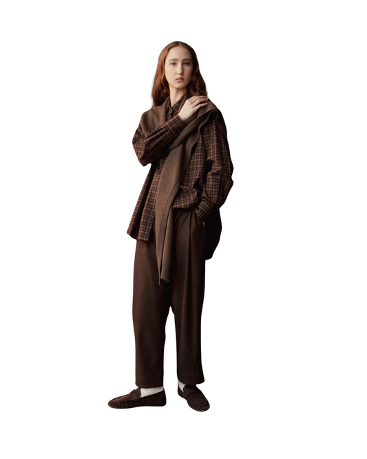 MIJEONG PARK Wool Blend Knit Shawl