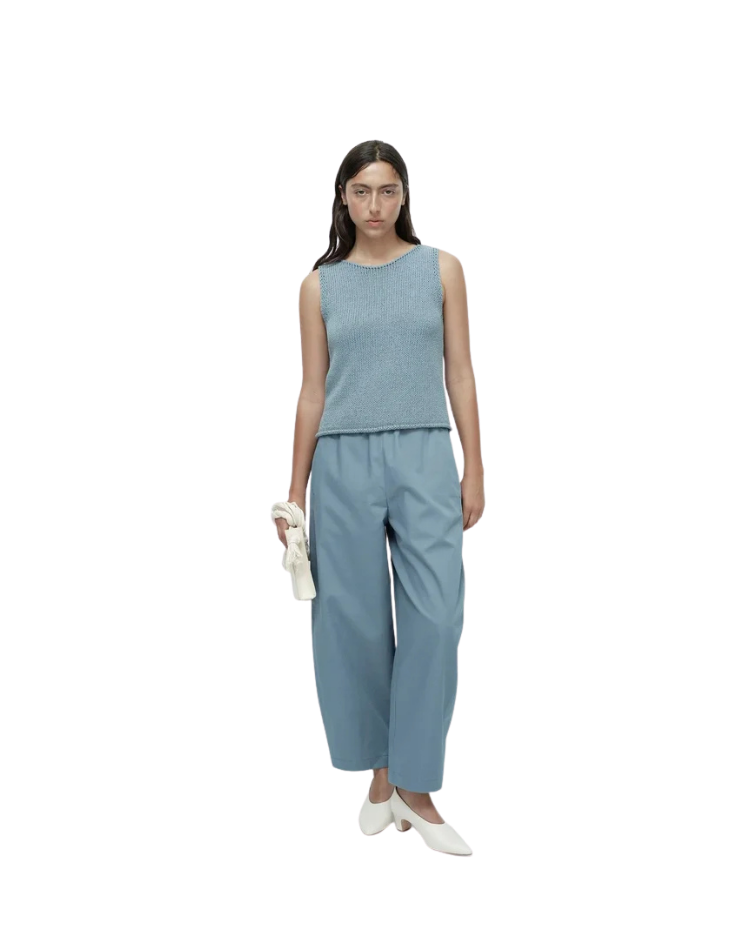 MIEJONG PARK Boat Neck Knit Tank