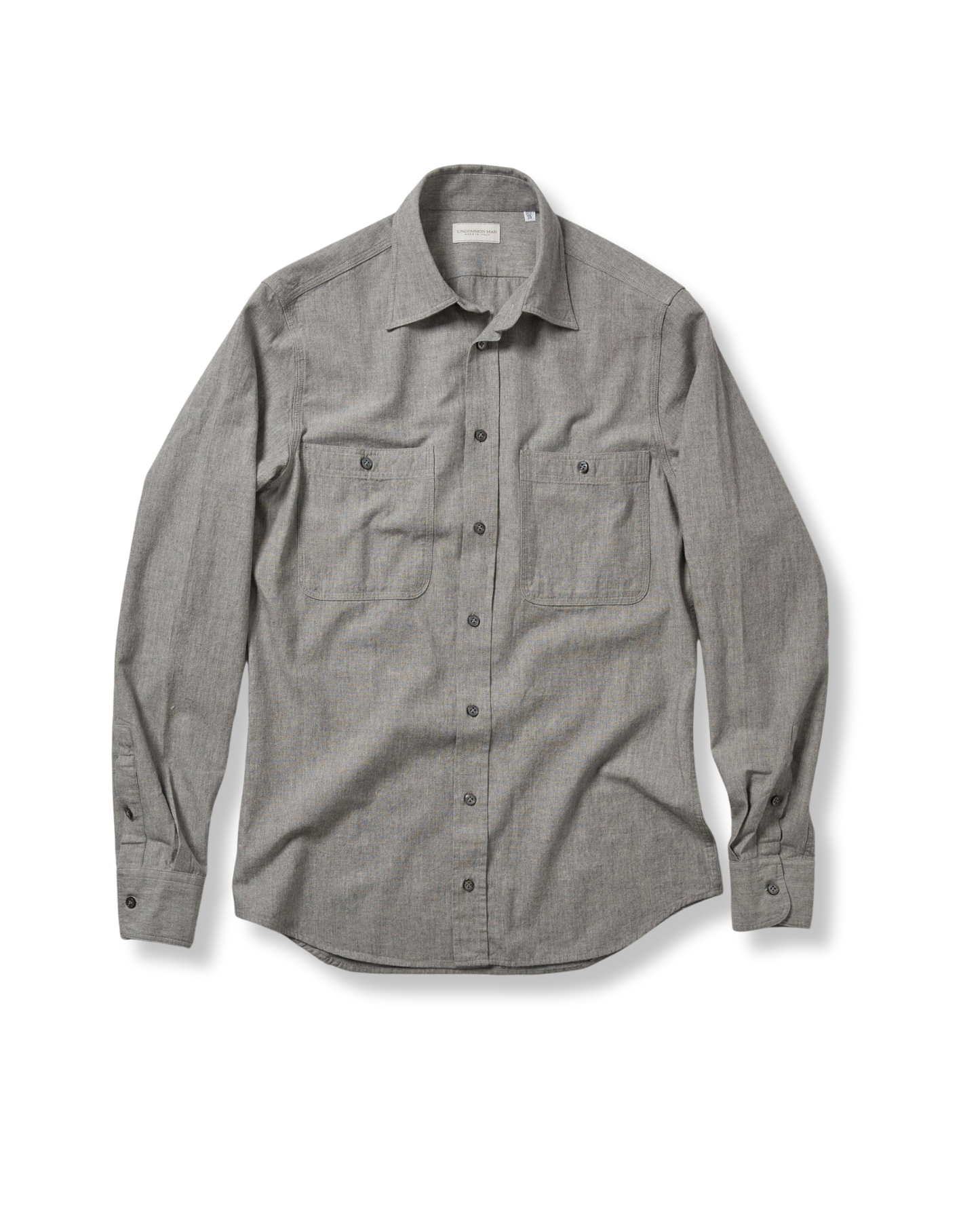 UNCOMMON MAN Grey Chambray Cassidy Shirt