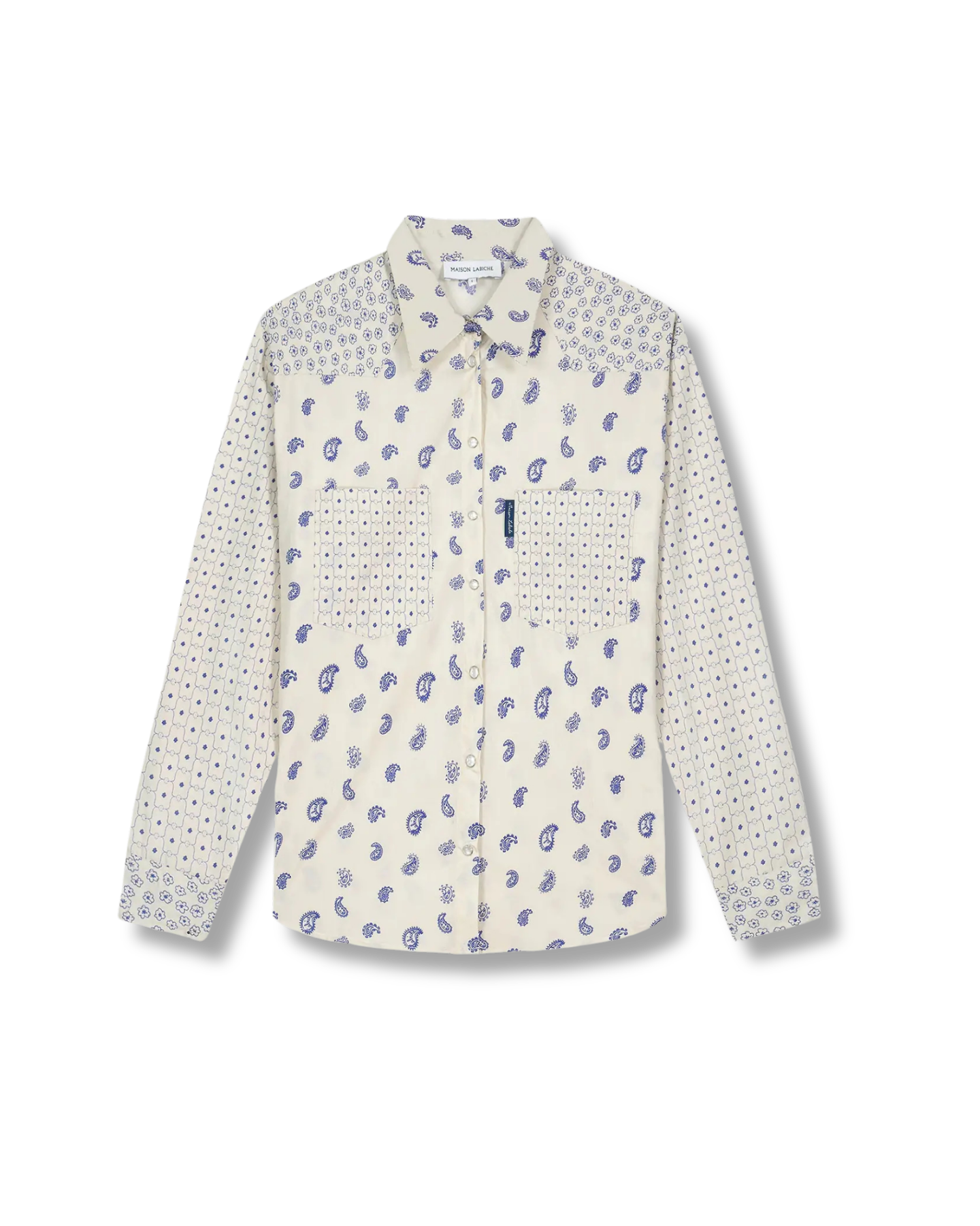 MAISON LABICHE Monselet Cashmere Print Shirt
