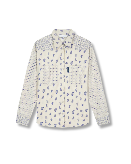 MAISON LABICHE Monselet Cashmere Print Shirt