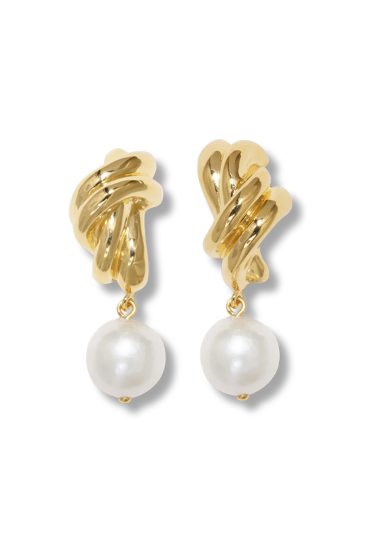 COMPLETEDWORKS Reverse Pearl Earrings