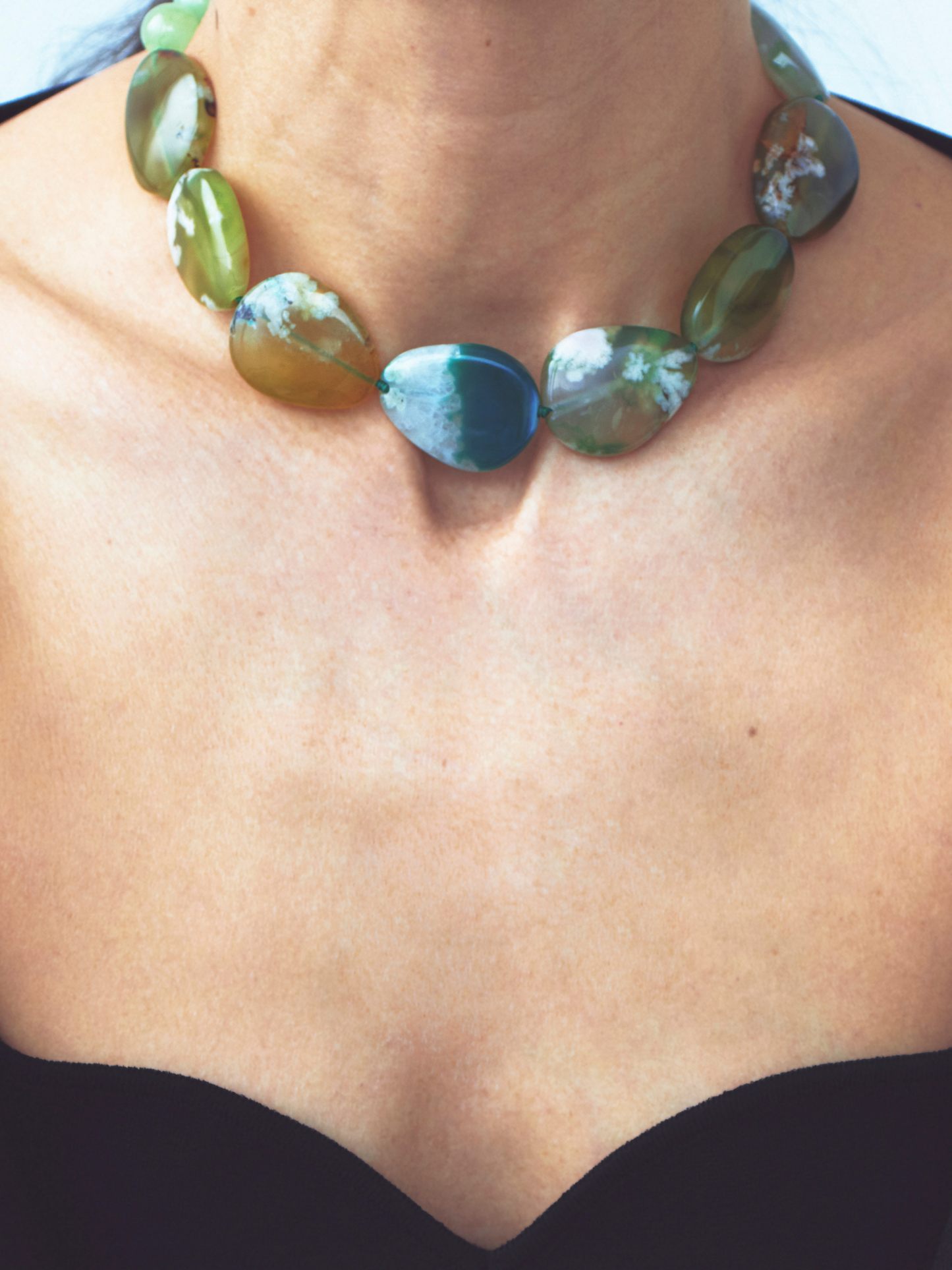 COMPLETEDWORKS Olive Cherry Blossom Necklace