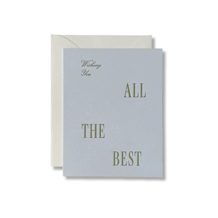 JAYMES PAPER Wishing You All The Best Card No. 57