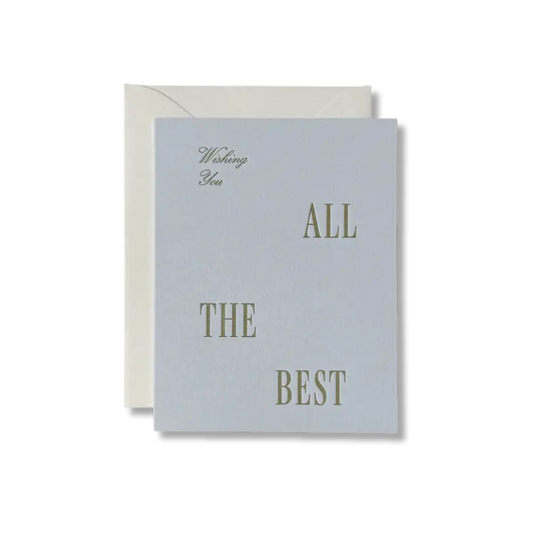 JAYMES PAPER Wishing You All The Best Card No. 57