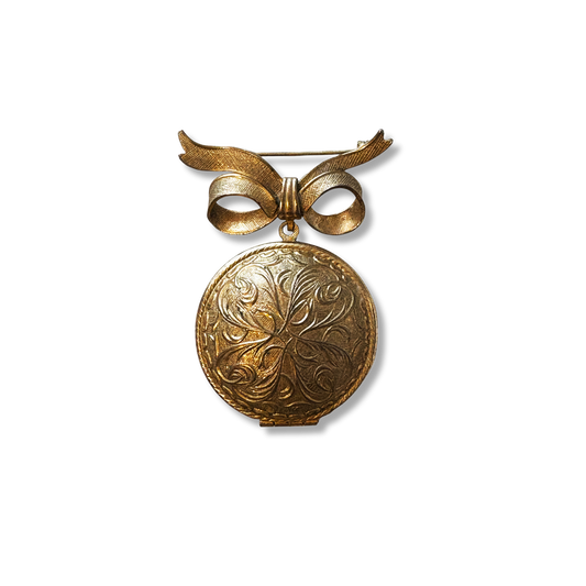 HOUSE OF GOOD MERCANTILE Avon Bow Perfumed Brooch