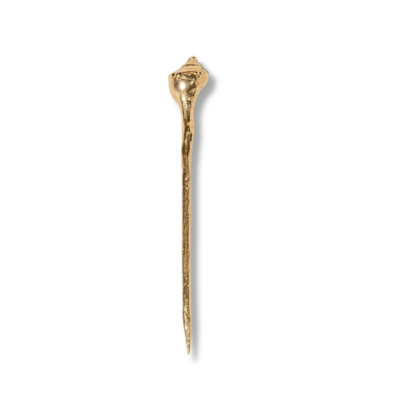 SHELTON METAL Welk Shell Cocktail Picks Set of 4