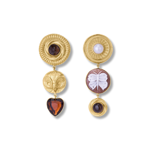 GRAINNE MORTON Triple Drop Earrings