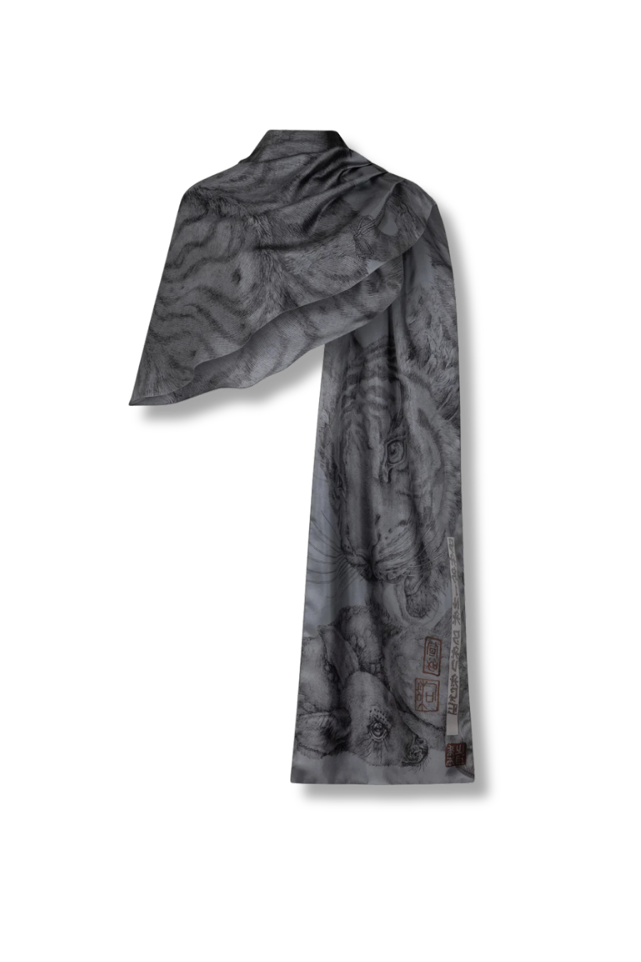 SABINA SAVAGE Zouyu, Cry The Deer Silk Drape