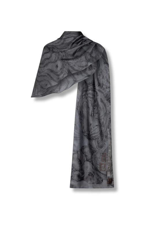 SABINA SAVAGE Zouyu, Cry The Deer Silk Drape