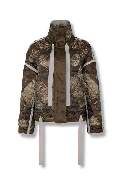 SABINA SAVAGE Wind Dancer, Heaven Caller Quilted Silk Reversible Jacket