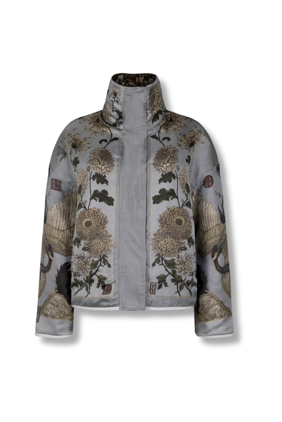 SABINA SAVAGE Wind Dancer, Heaven Caller Quilted Silk Reversible Jacket