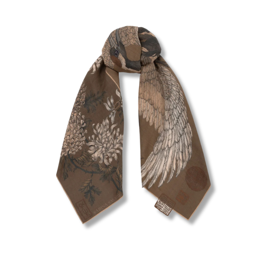 SABINA SAVAGE Wind Dancer, Heaven Caller Wool Scarf