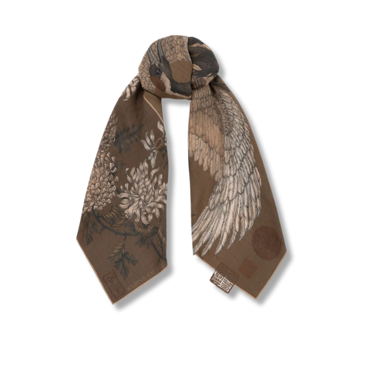 SABINA SAVAGE Wind Dancer, Heaven Caller Wool Scarf