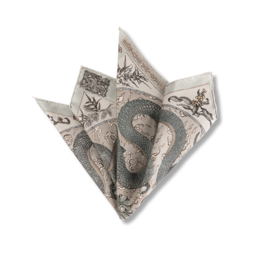 SABINA SAVAGE Chasing The Pearl Silk Scarf