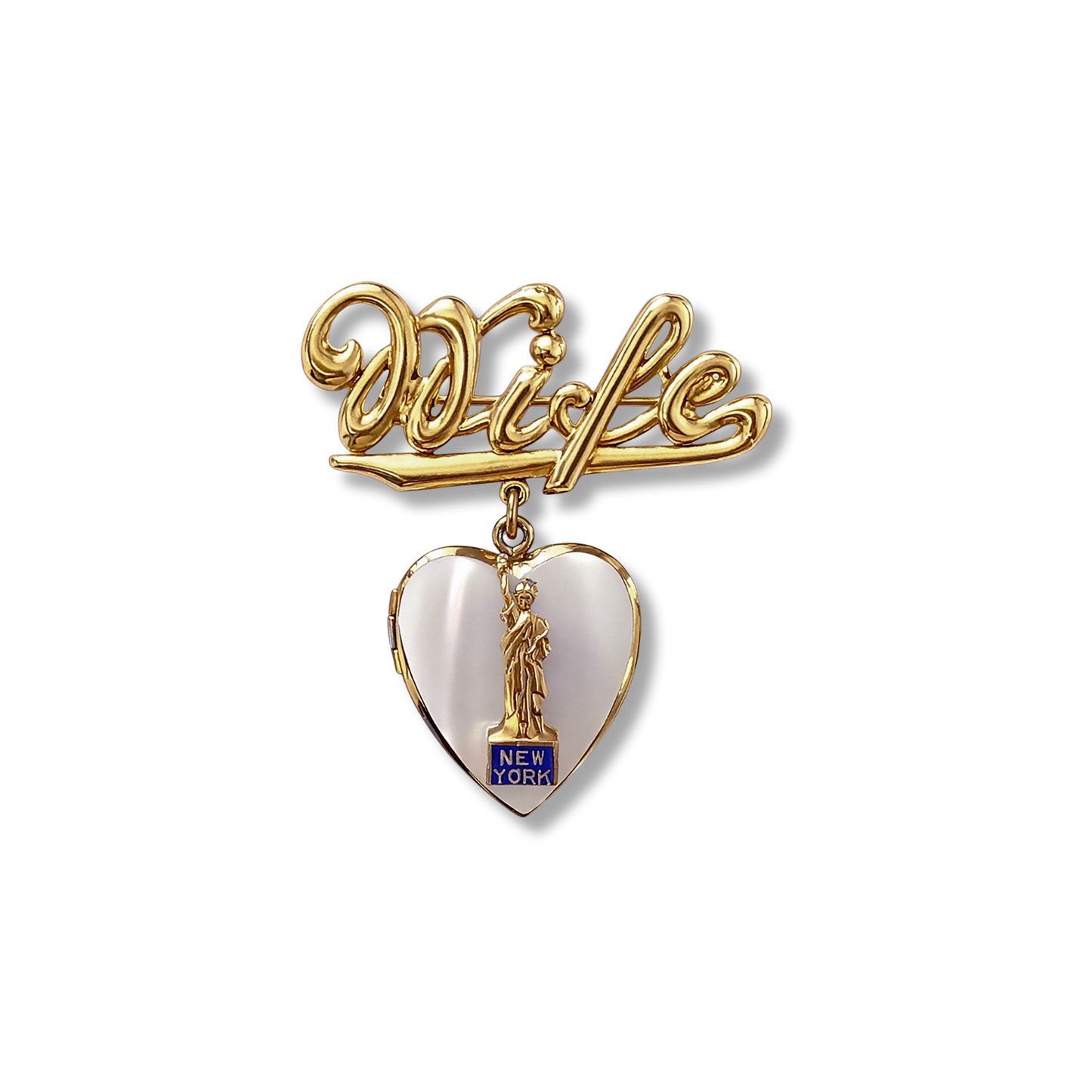 HOUSE OF GOOD MERCANTILE Wife Statue of Liberty Perfumed Brooch