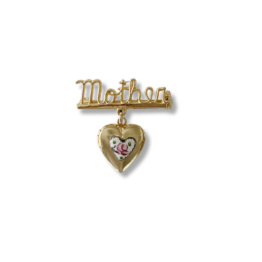 HOUSE OF GOOD MERCANTILE Mother Pink Flower Perfumed Brooch