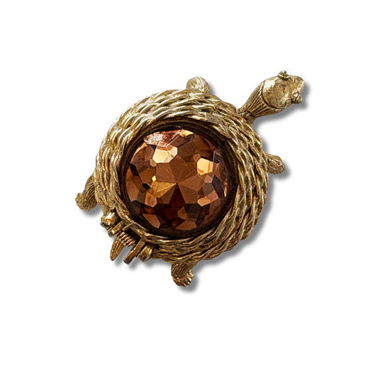 HOUSE OF GOOD MERCANTILE Turtle Perfumed Brooch