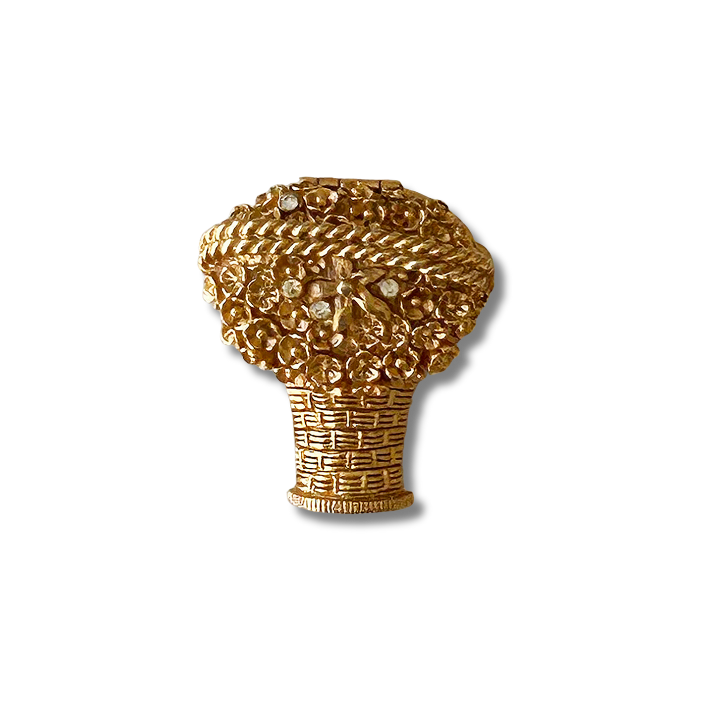 HOUSE OF GOOD MERCANTILE Flower Basket Perfumed Brooch