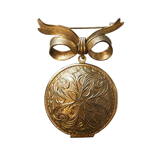 HOUSE OF GOOD MERCANTILE Avon Bow Perfumed Brooch