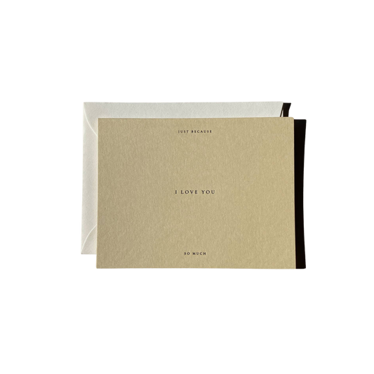 JAYMES PAPER I Love You Card No. 1