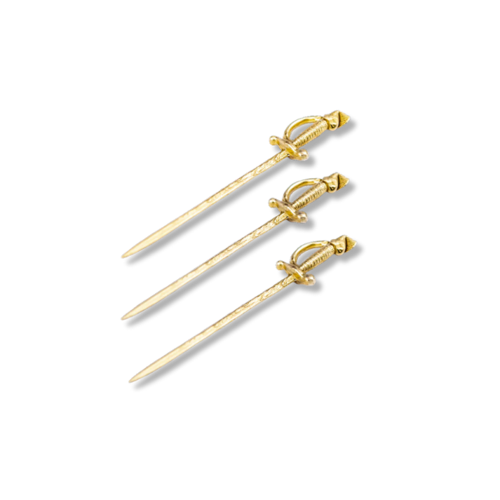 SHELTON METAL Sword Martini Pick Set
