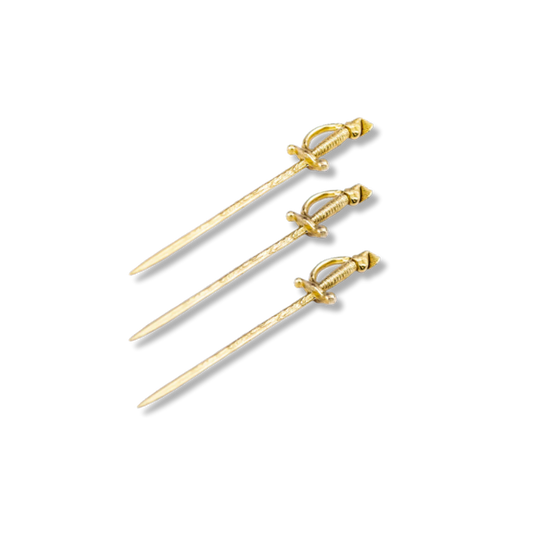 SHELTON METAL Sword Martini Pick Set
