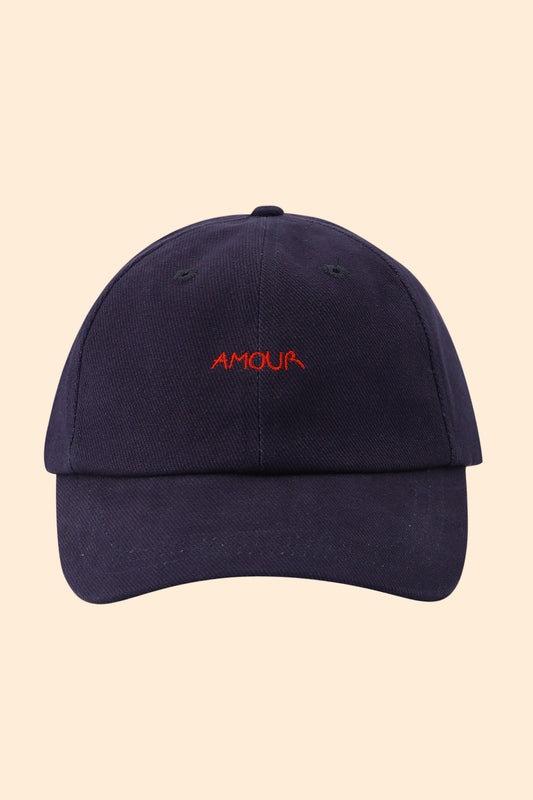 MAISON LABICHE Carbon Blue Beaumont Amour Hat