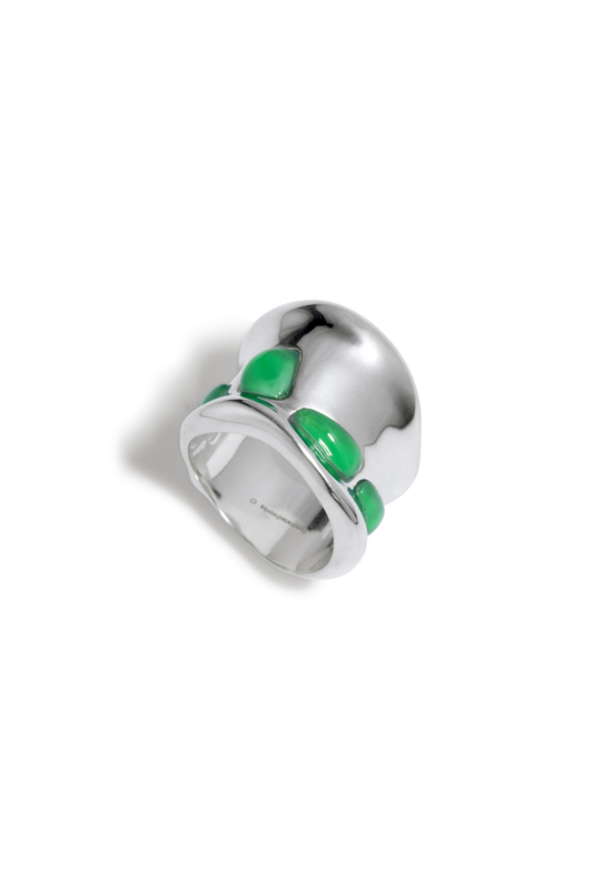 COMPLETEDWORKS Ring With Resin Stones