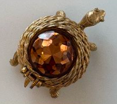 HOUSE OF GOOD MERCANTILE Turtle Perfumed Brooch