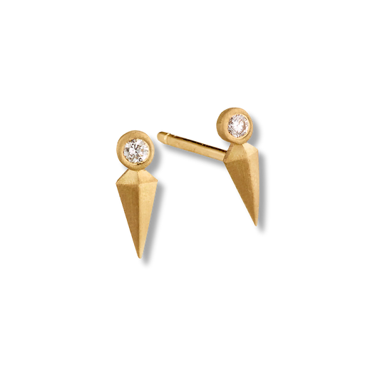 ELIZABETH MOORE Large Diamond Dagger Studs