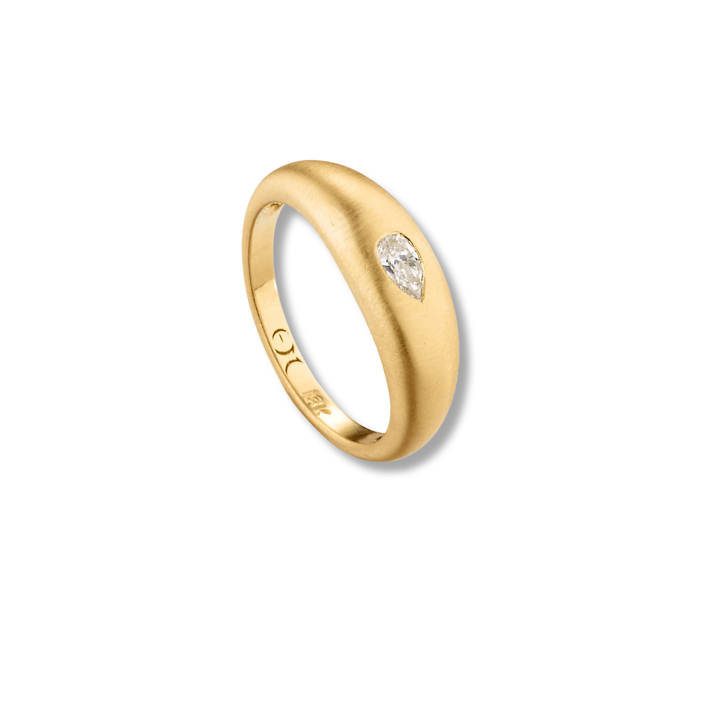 ELIZABETH MOOR Fairy Dust Diamond Teardrop Ring