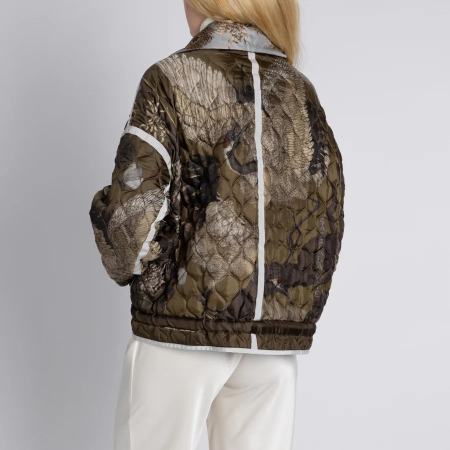 SABINA SAVAGE Wind Dancer, Heaven Caller Quilted Silk Reversible Jacket