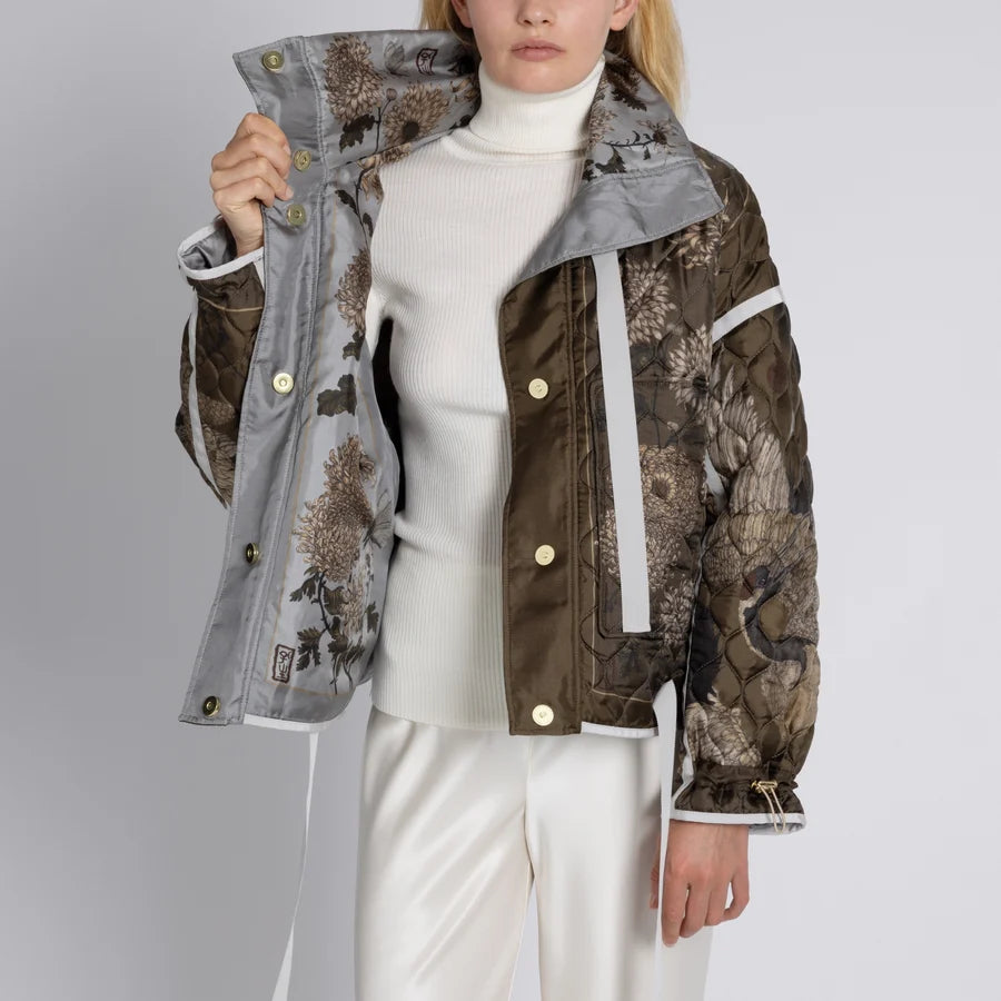 SABINA SAVAGE Wind Dancer, Heaven Caller Quilted Silk Reversible Jacket