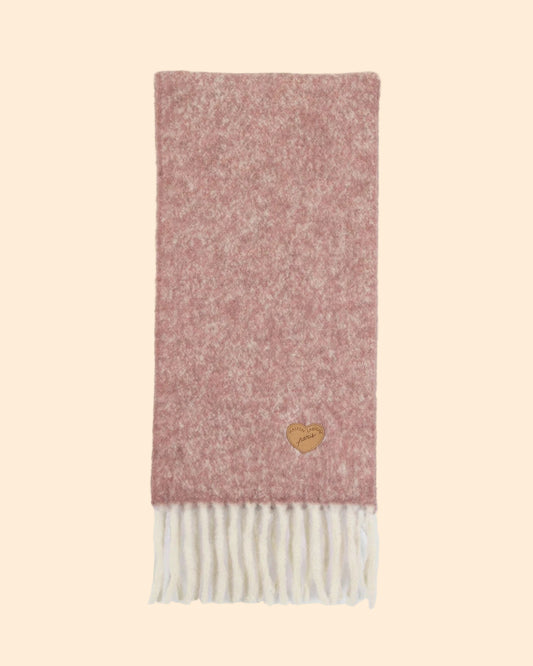 MAISON LABICHE Danjon Heart Alpaca Wool Scarf