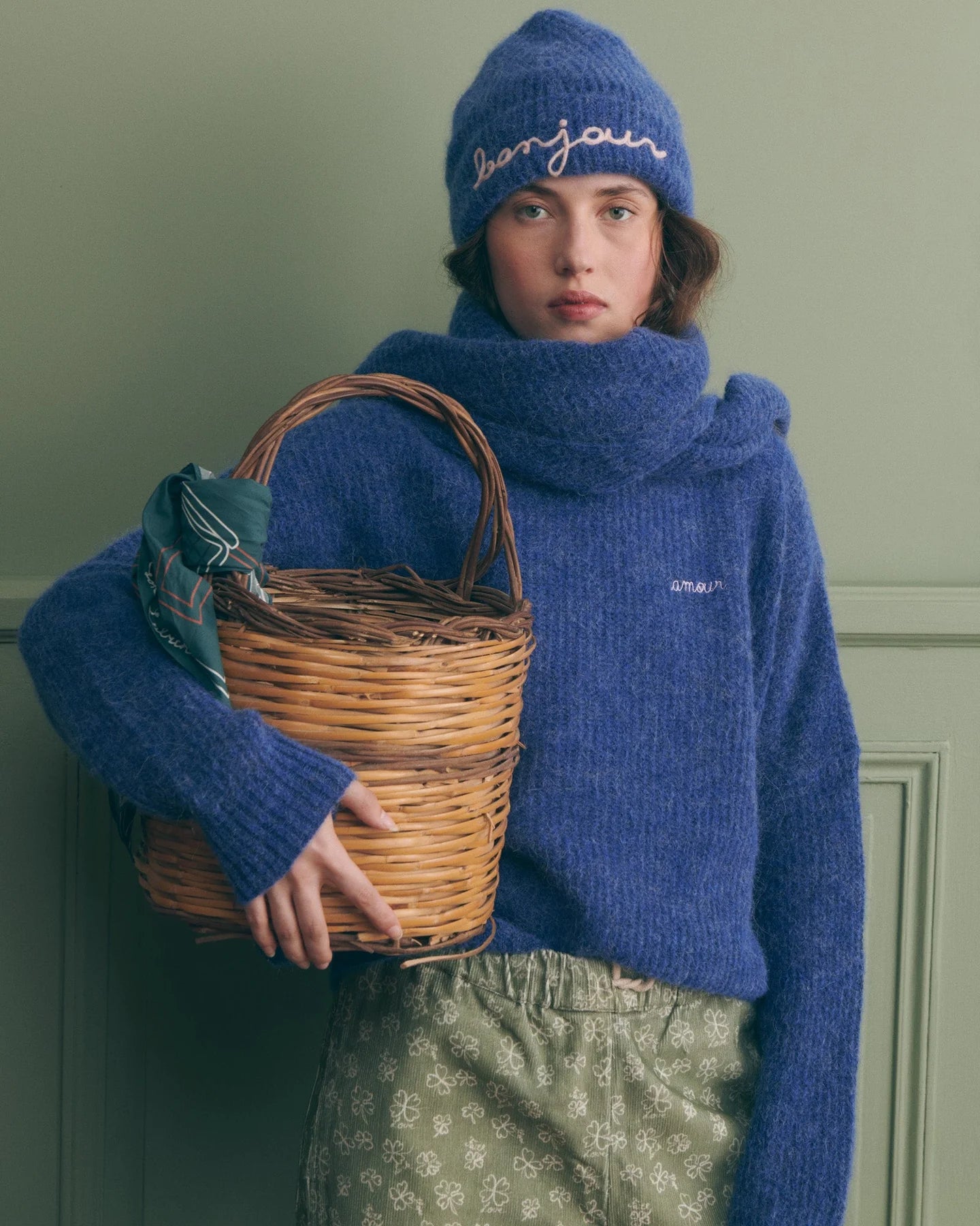 MAISON LABICHE Cerisoles Wool & Alpaca Amour Sweater