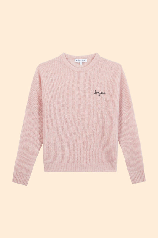 MAISON LABICHE Cerisoles Wool & Alpaca Bonjour Sweater
