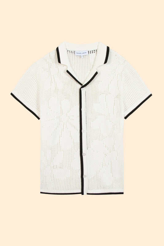 MAISON LABICHE Beuret Flowers Cotton Shirt