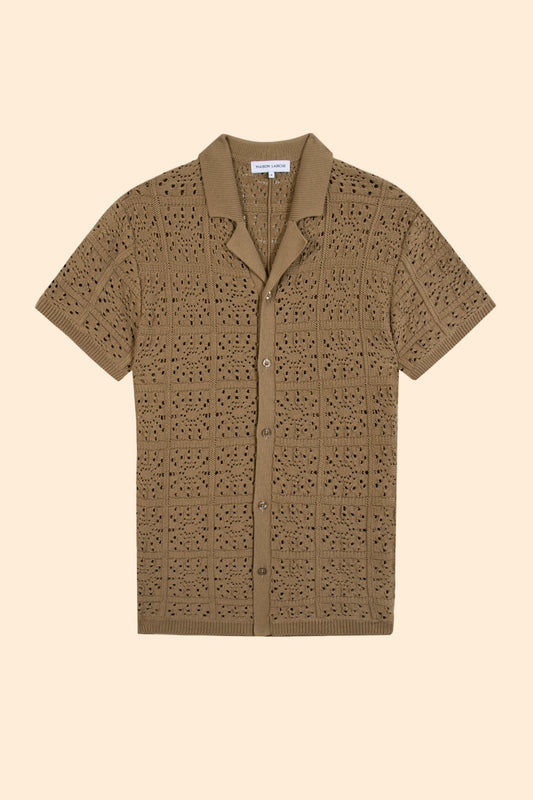 MAISON LABICHE Beuret Mosaic Cotton Shirt