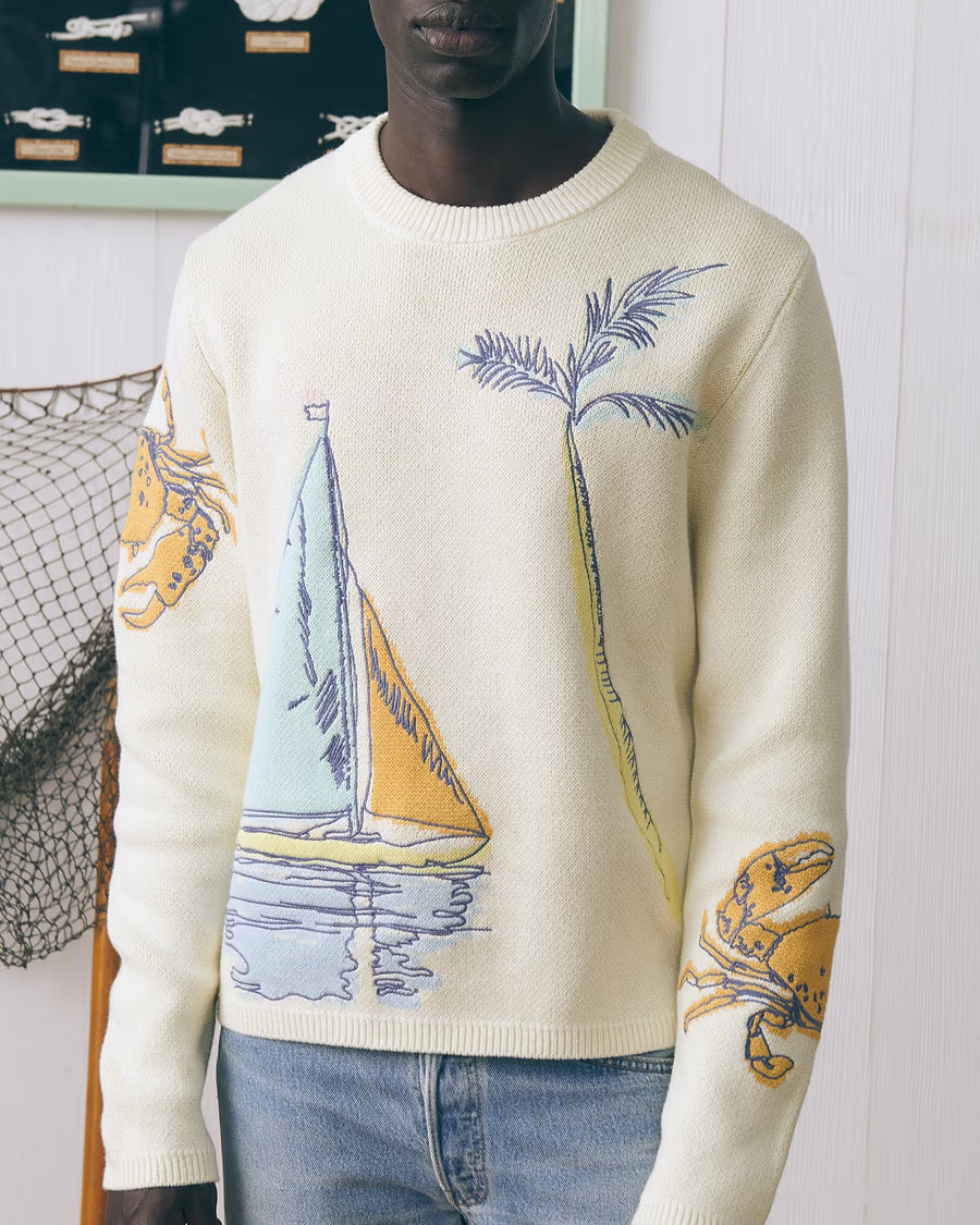 MAISON LABICHE Sailboat Sweater