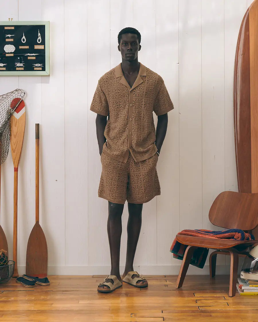 MAISON LABICHE Poinsot Mosaic Shorts