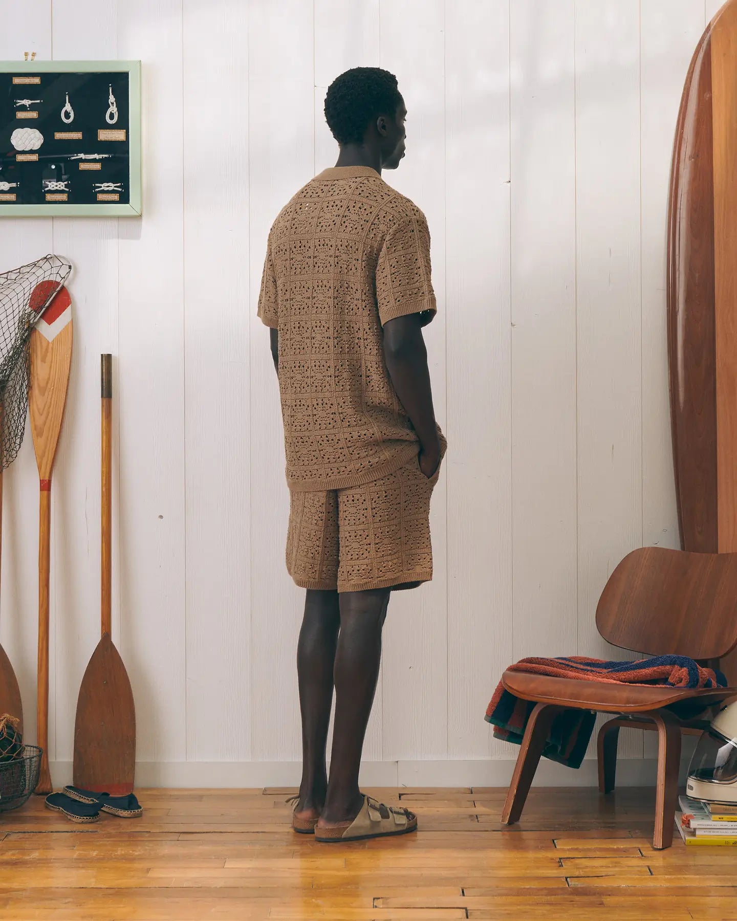 MAISON LABICHE Poinsot Mosaic Shorts