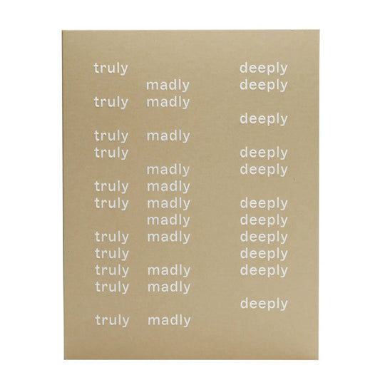 SHORT TALK Truly Madly Deeply