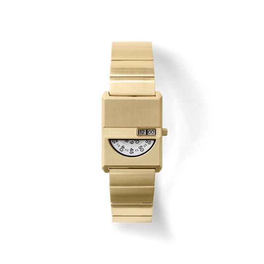 BREDA Pulse Tandem Watch Gold