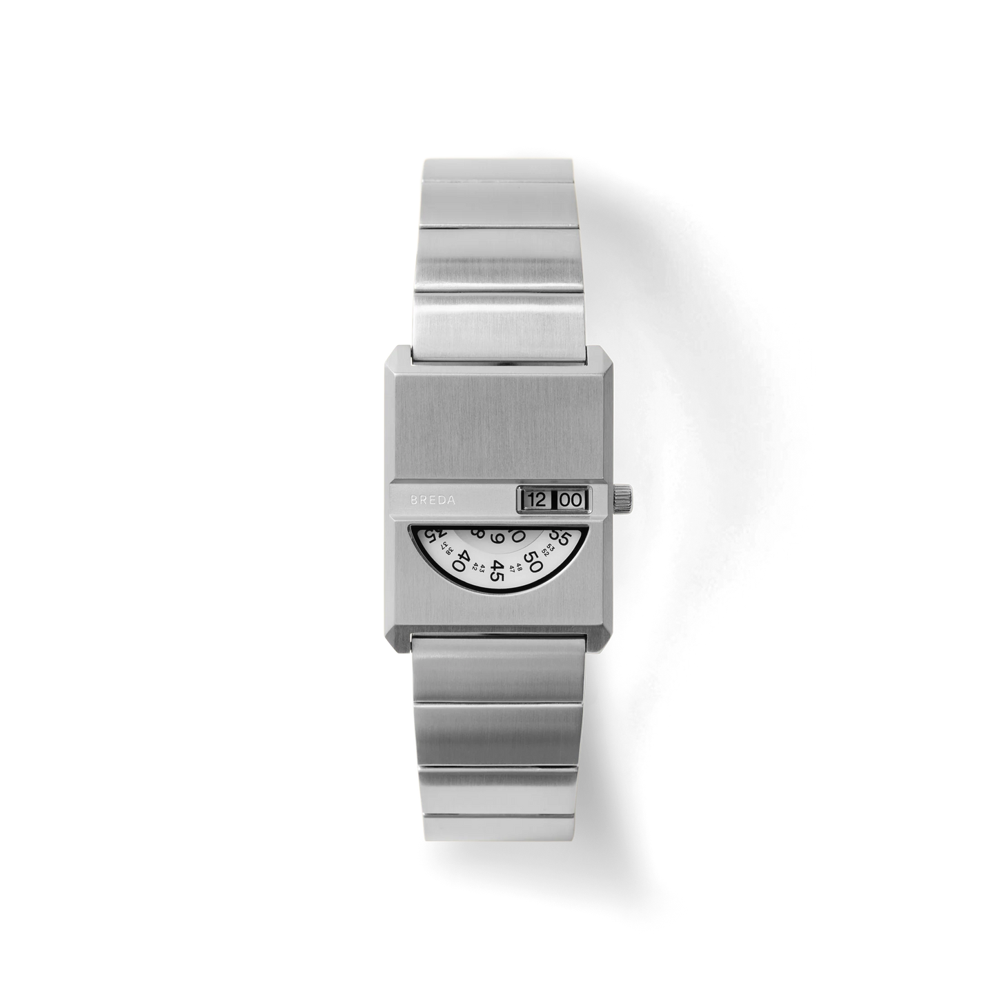 BREDA Pulse Tandem Watch Silver