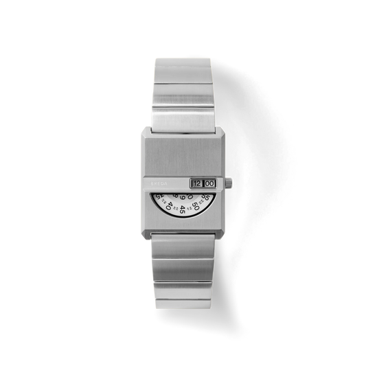 BREDA Pulse Tandem Watch Silver
