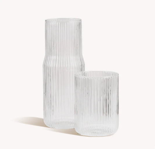 GRY MATTR Ribbed Carafe